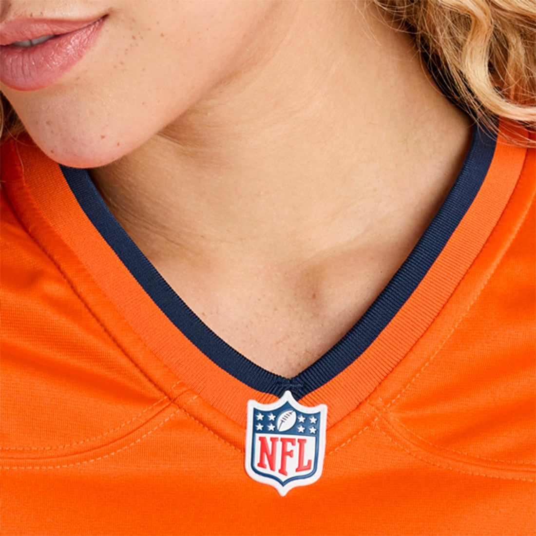 Que Robinson Denver Broncos Women's Team Game Jersey - Orange