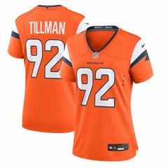 Dondrea Tillman Denver Broncos Women's Team Game Jersey - Orange