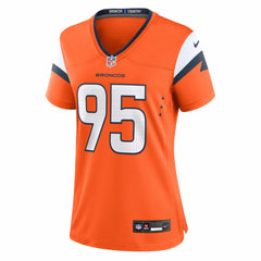 Sai'vion Jones Denver Broncos Women's Team Game Jersey - Orange