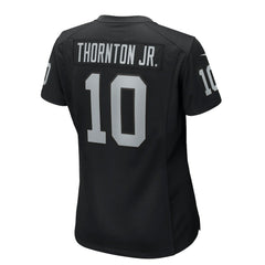 Dont'e Thornton Jr. Las Vegas Raiders Women's Team Game Jersey - Black