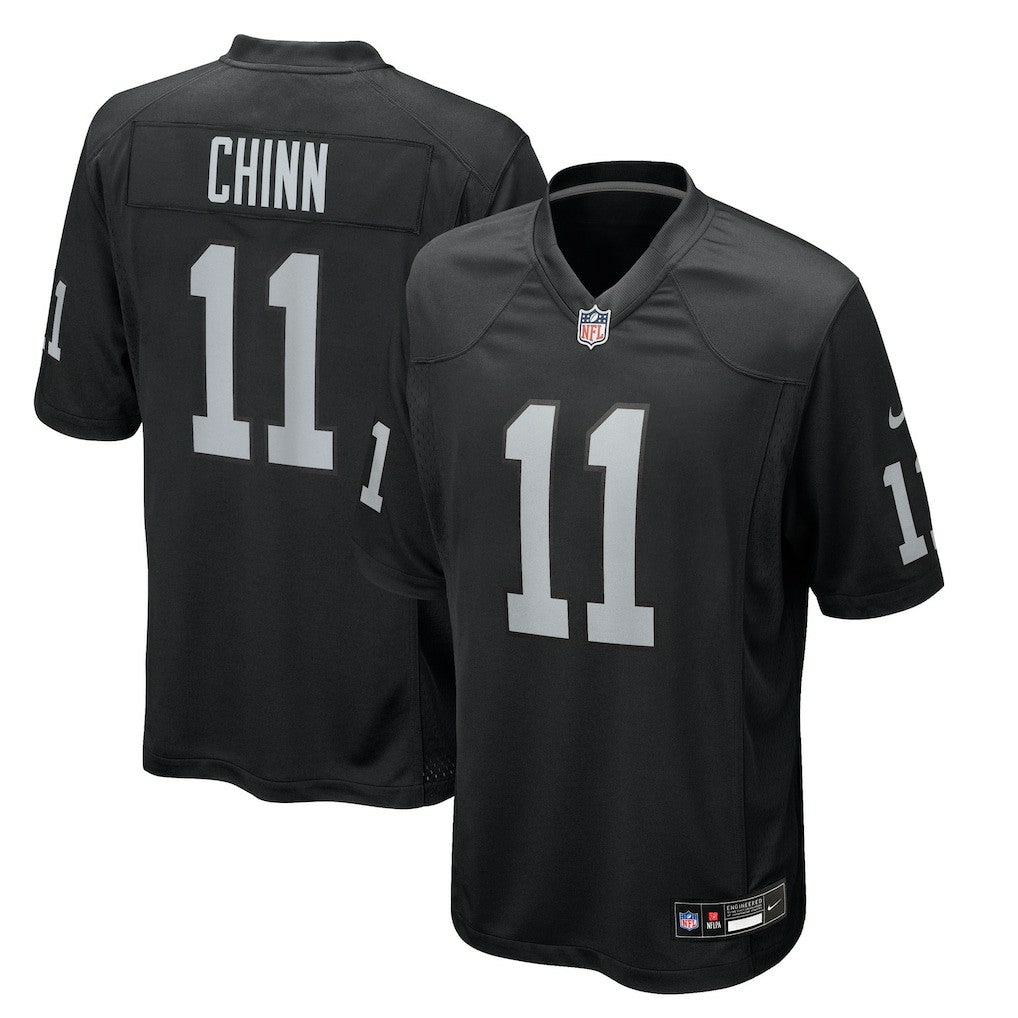 Jeremy Chinn Las Vegas Raiders Team Game Jersey - Black