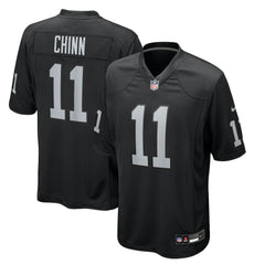 Jeremy Chinn Las Vegas Raiders Team Game Jersey - Black