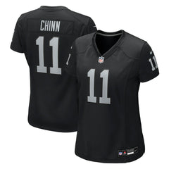Jeremy Chinn Las Vegas Raiders Women's Team Game Jersey - Black