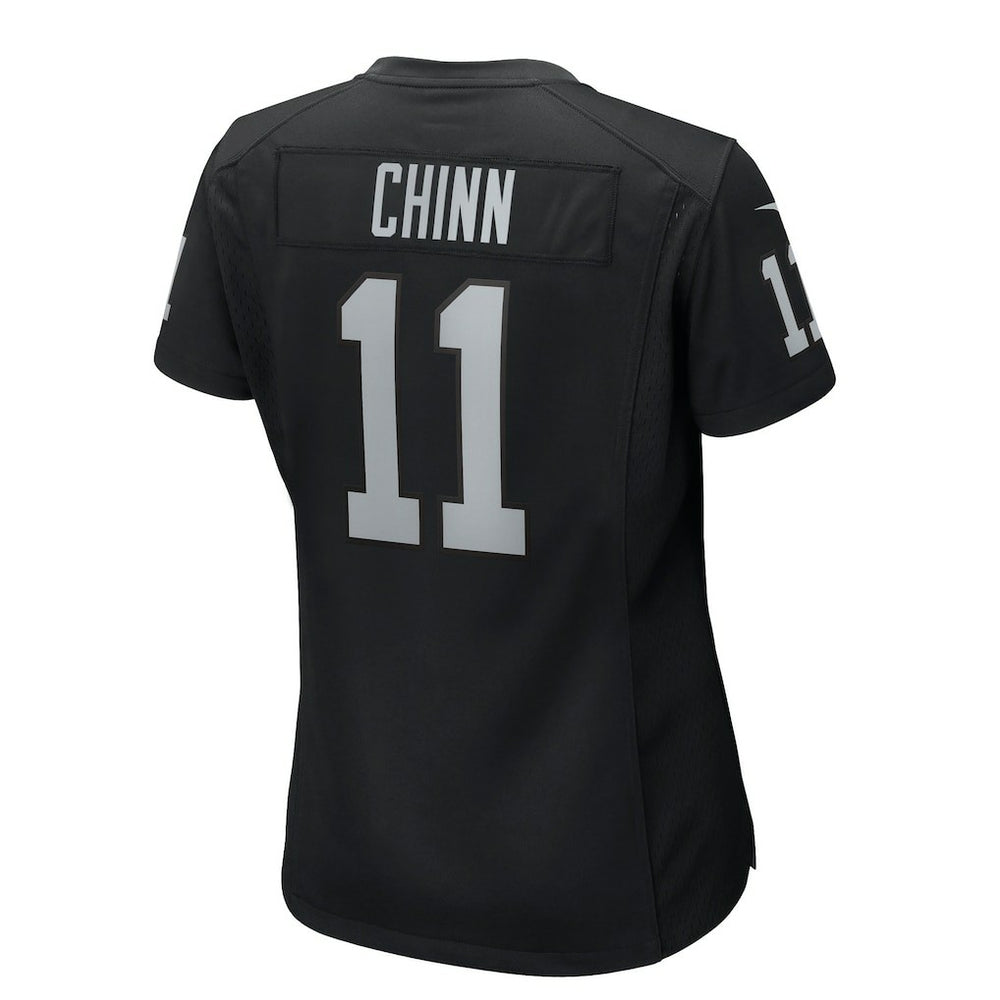 Jeremy Chinn Las Vegas Raiders Women's Team Game Jersey - Black