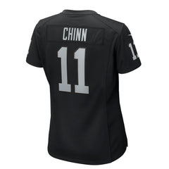 Jeremy Chinn Las Vegas Raiders Women's Team Game Jersey - Black