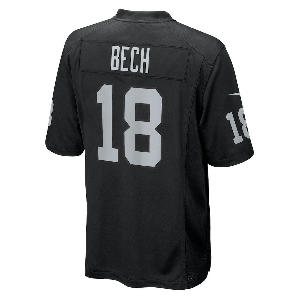 Jack Bech Las Vegas Raiders Team Game Jersey - Black