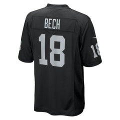Jack Bech Las Vegas Raiders Team Game Jersey - Black