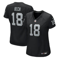 Jack Bech Las Vegas Raiders Women's Team Game Jersey - Black
