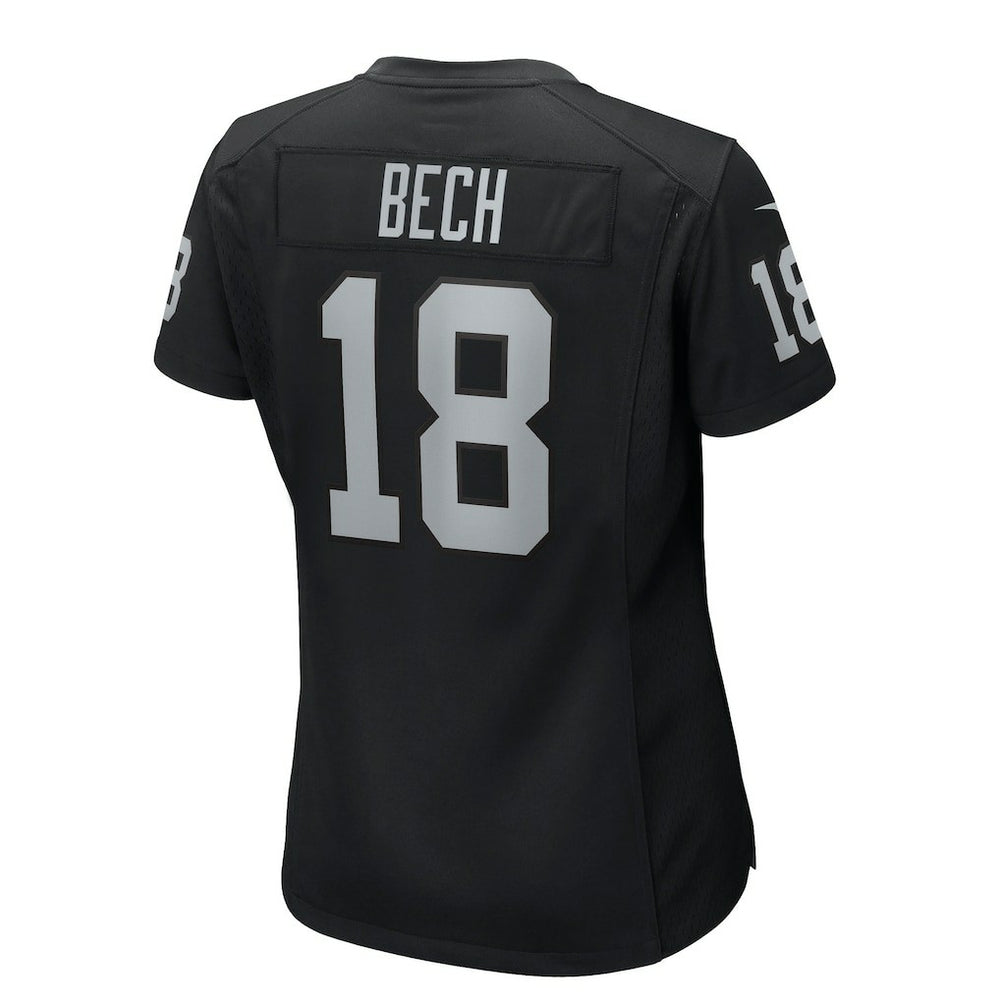 Jack Bech Las Vegas Raiders Women's Team Game Jersey - Black