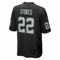 Eric Stokes Las Vegas Raiders Team Game Jersey - Black