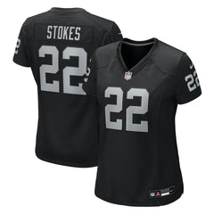 Eric Stokes Las Vegas Raiders Women's Team Game Jersey - Black