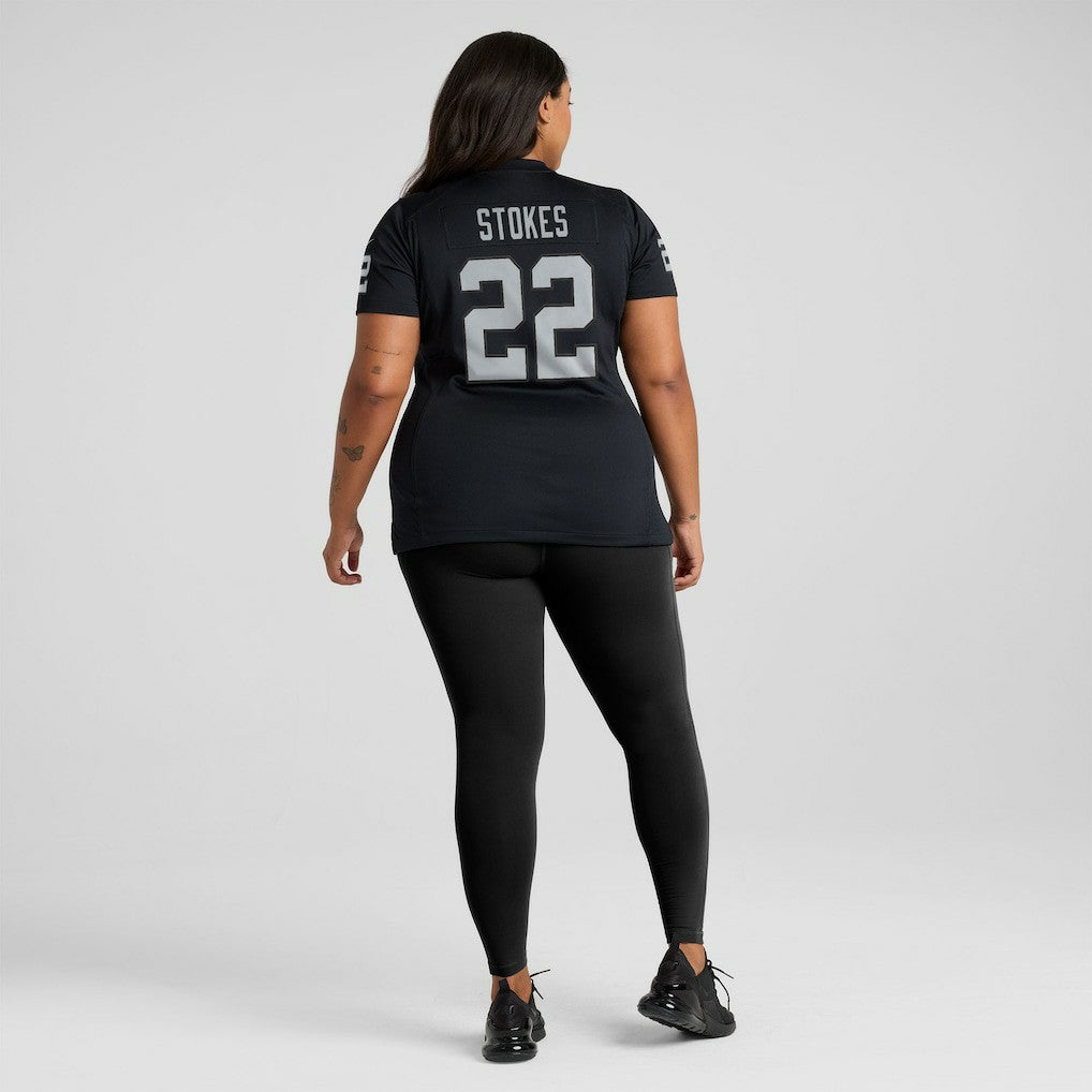 Eric Stokes Las Vegas Raiders Women's Team Game Jersey - Black