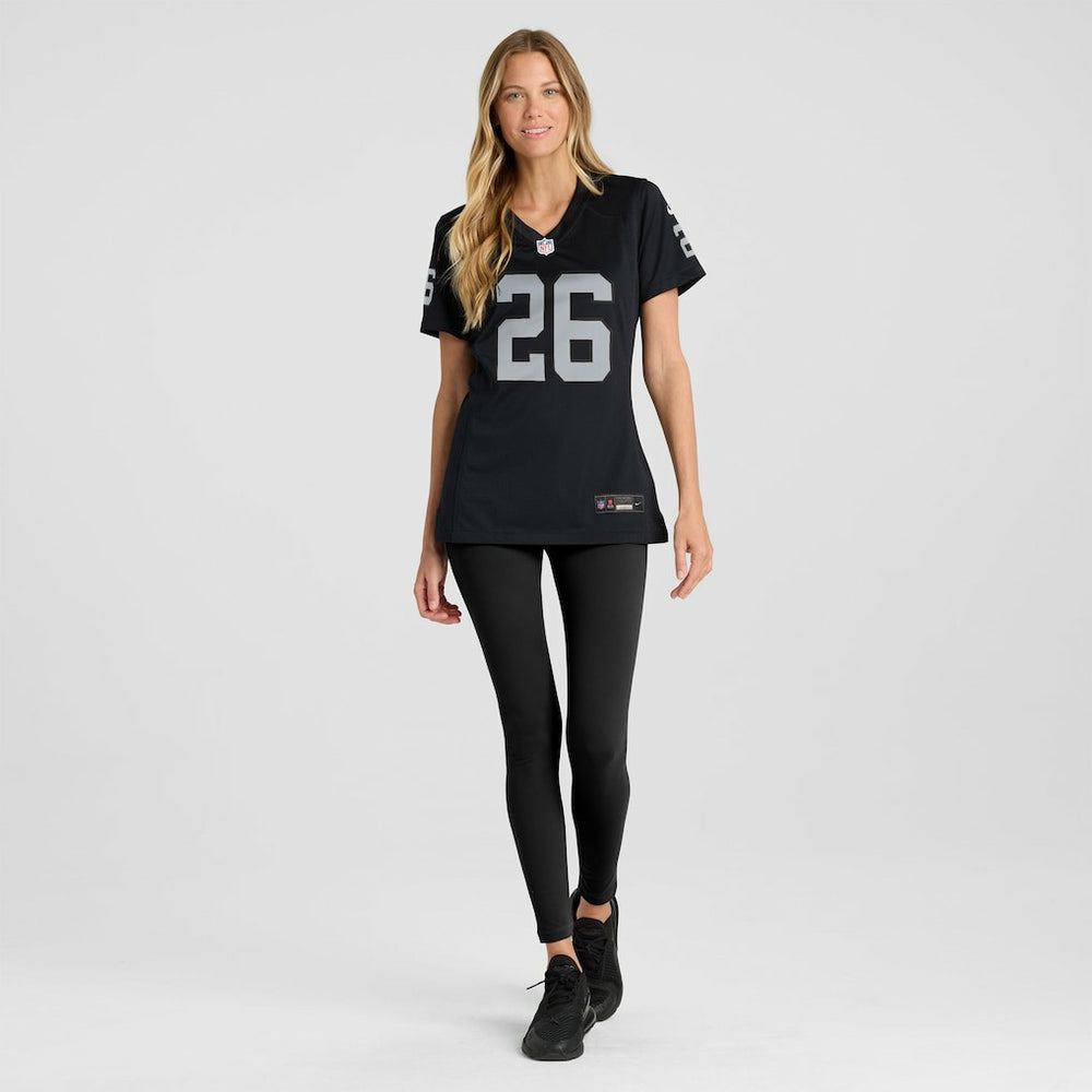 Darien Porter Las Vegas Raiders Women's Team Game Jersey - Black