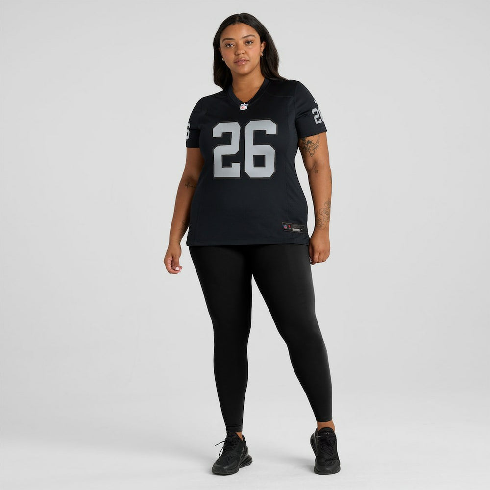 Darien Porter Las Vegas Raiders Women's Team Game Jersey - Black