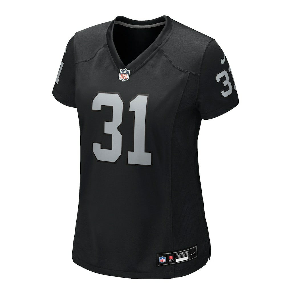 Raheem Mostert Las Vegas Raiders Women's Team Game Jersey - Black