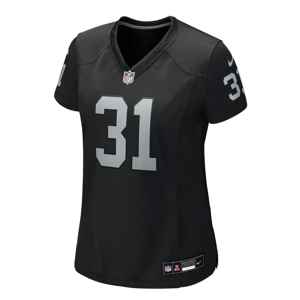 Raheem Mostert Las Vegas Raiders Women's Team Game Jersey - Black