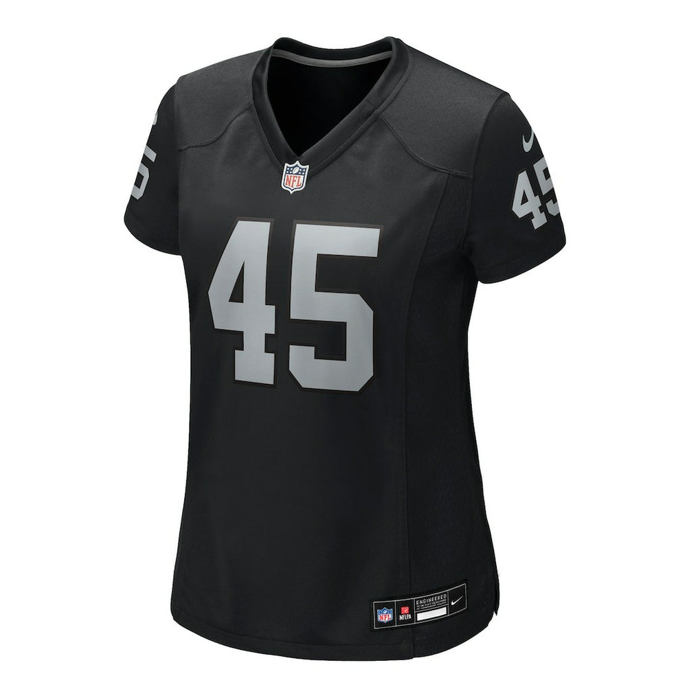 Devin White Las Vegas Raiders Women's Team Game Jersey - Black