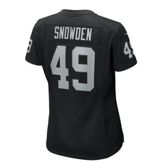 Charles Snowden Las Vegas Raiders Women's Team Game Jersey - Black