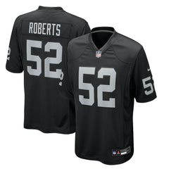 Elandon Roberts Las Vegas Raiders Team Game Jersey - Black