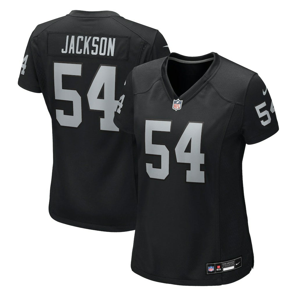 Brennan Jackson Las Vegas Raiders Women's Team Game Jersey - Black