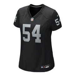 Brennan Jackson Las Vegas Raiders Women's Team Game Jersey - Black