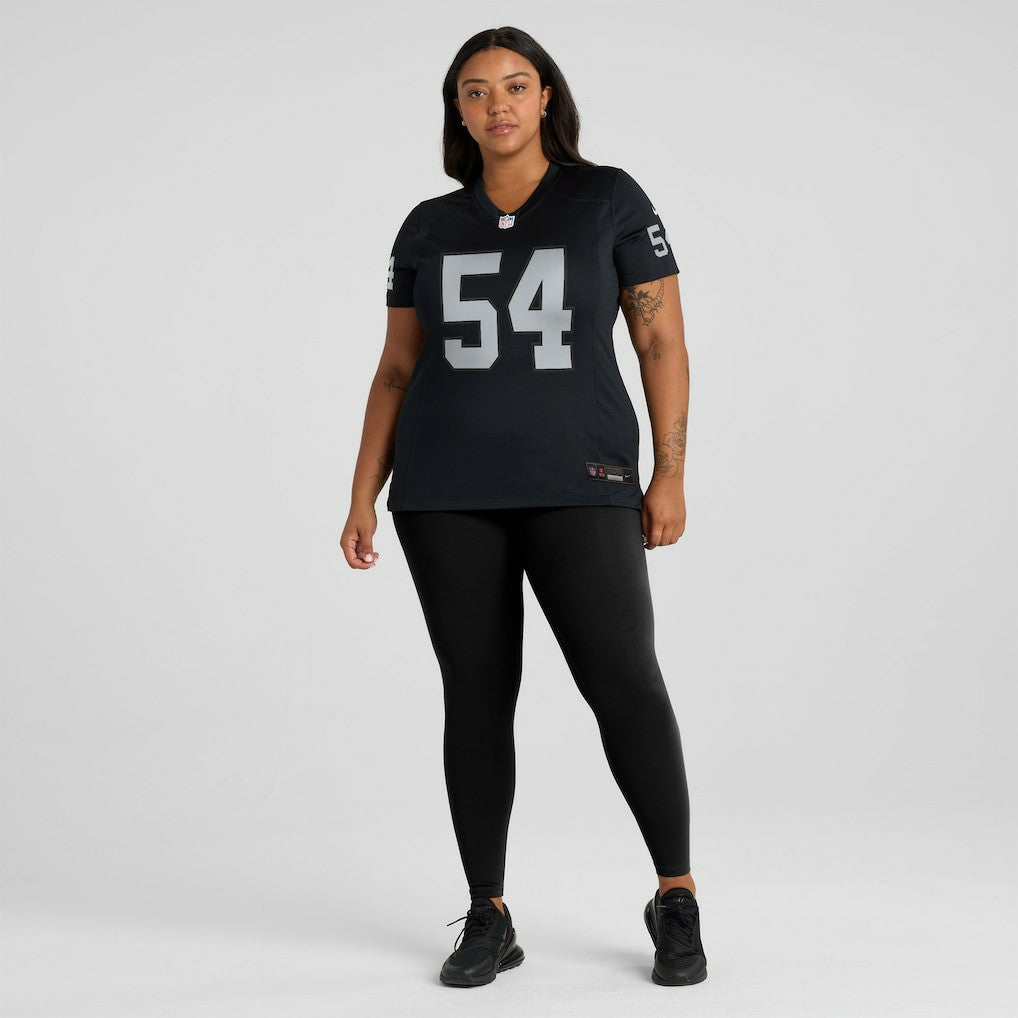 Brennan Jackson Las Vegas Raiders Women's Team Game Jersey - Black