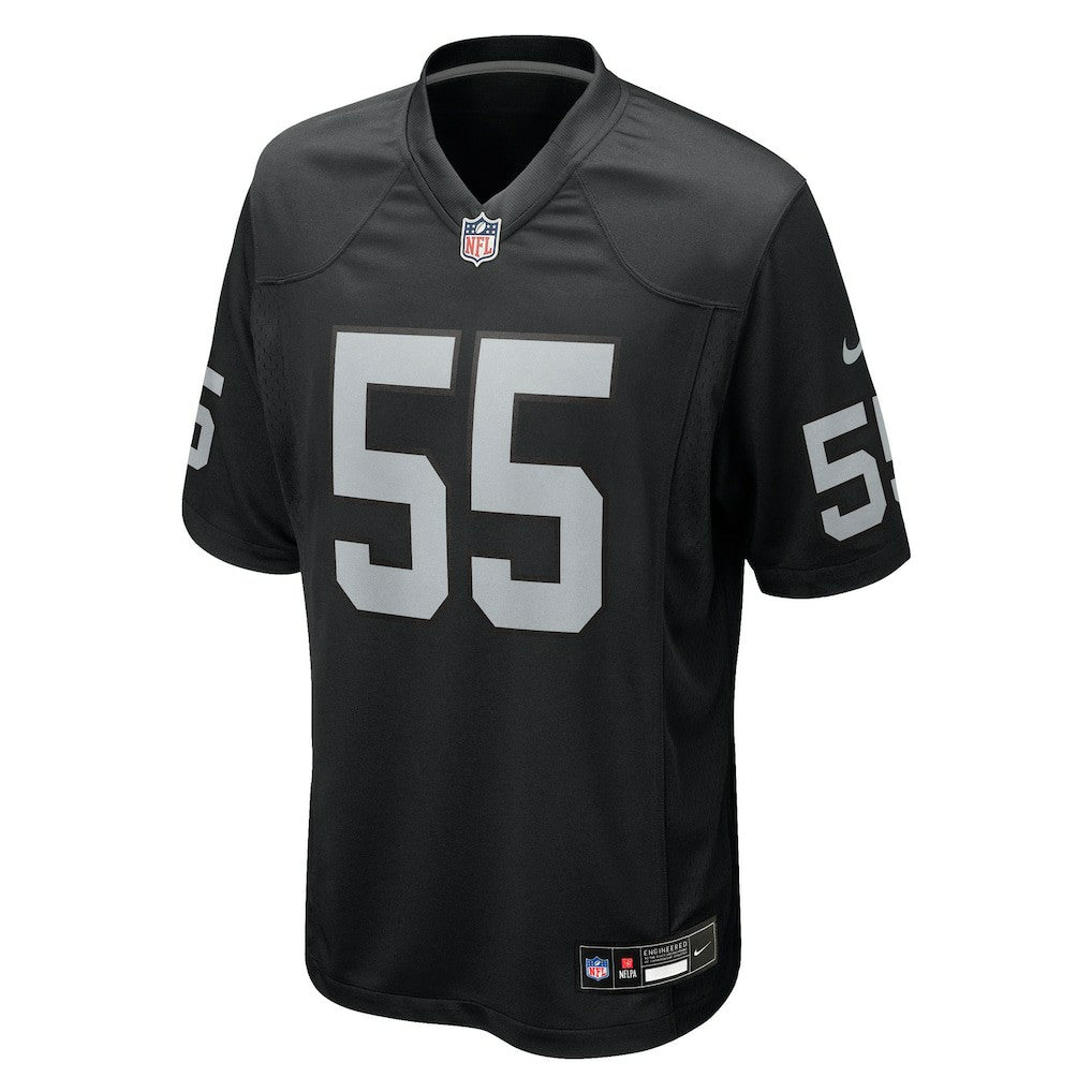 Cody Lindenberg Las Vegas Raiders Team Game Jersey - Black
