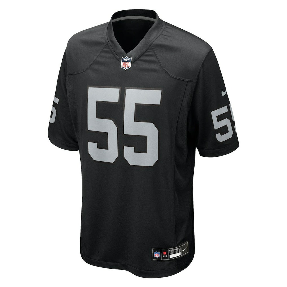 Cody Lindenberg Las Vegas Raiders Team Game Jersey - Black