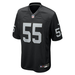 Cody Lindenberg Las Vegas Raiders Team Game Jersey - Black