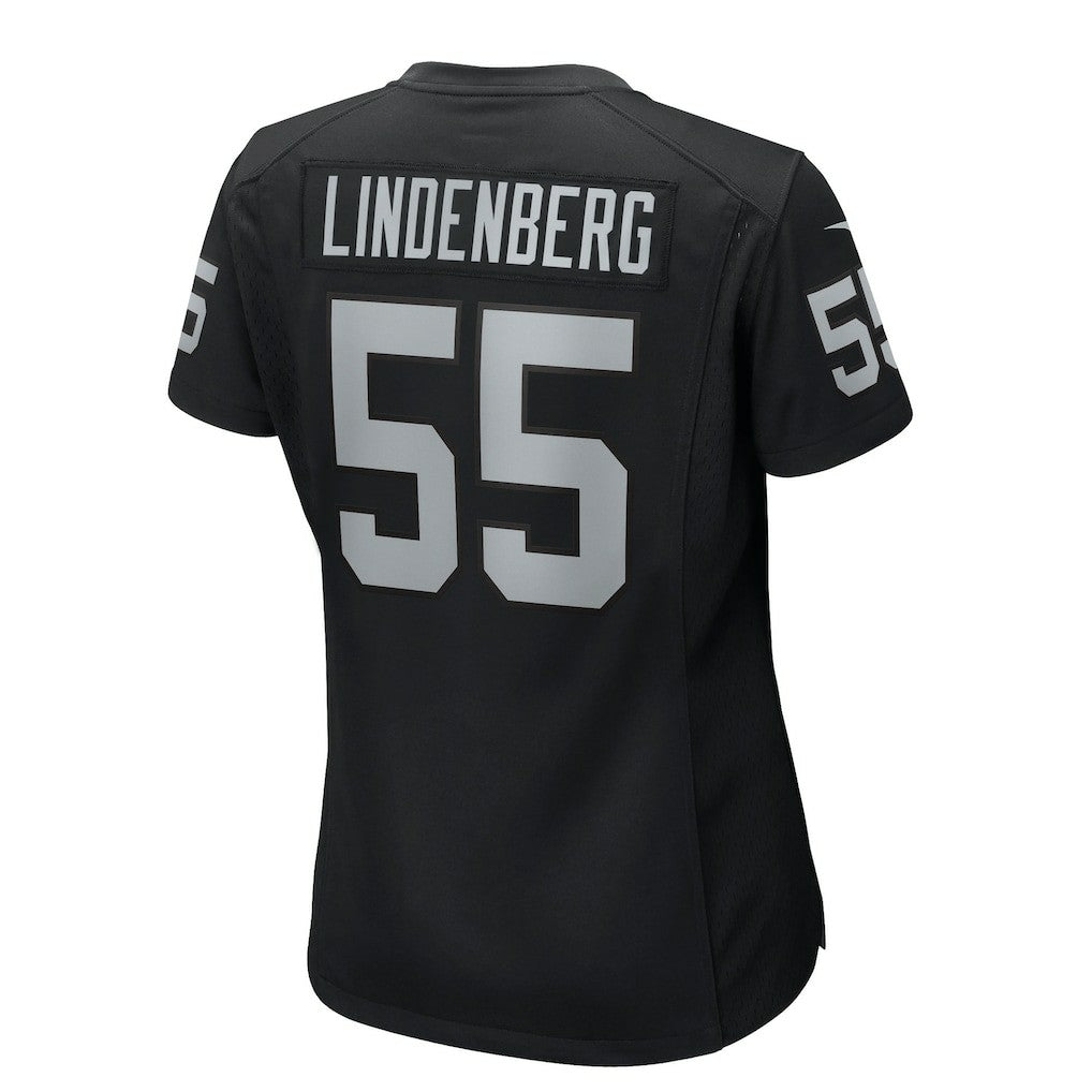 Cody Lindenberg Las Vegas Raiders Women's Team Game Jersey - Black