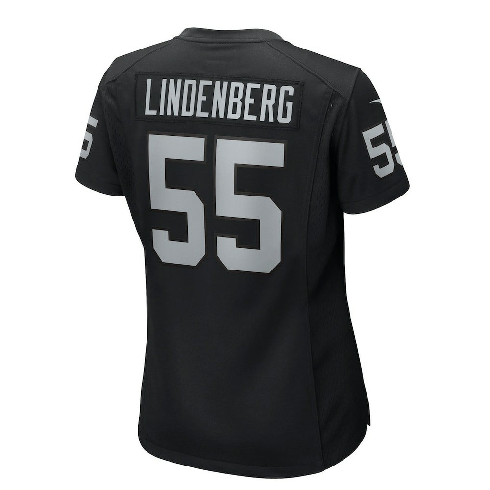 Cody Lindenberg Las Vegas Raiders Women's Team Game Jersey - Black