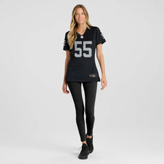 Cody Lindenberg Las Vegas Raiders Women's Team Game Jersey - Black