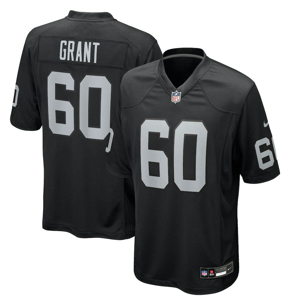 Charles Grant Las Vegas Raiders Team Game Jersey - Black