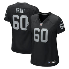 Charles Grant Las Vegas Raiders Women's Team Game Jersey - Black