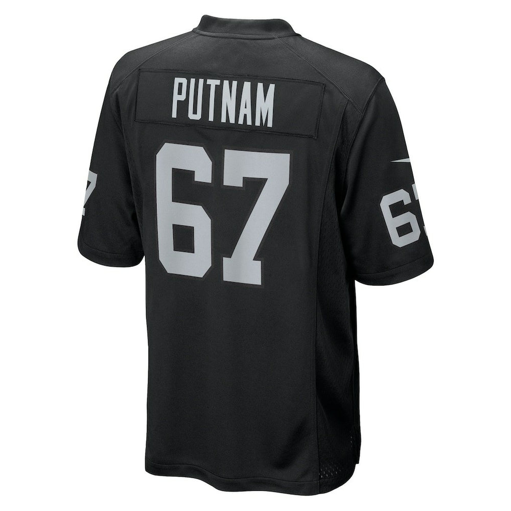 Will Putnam Las Vegas Raiders Team Game Jersey - Black