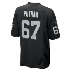 Will Putnam Las Vegas Raiders Team Game Jersey - Black