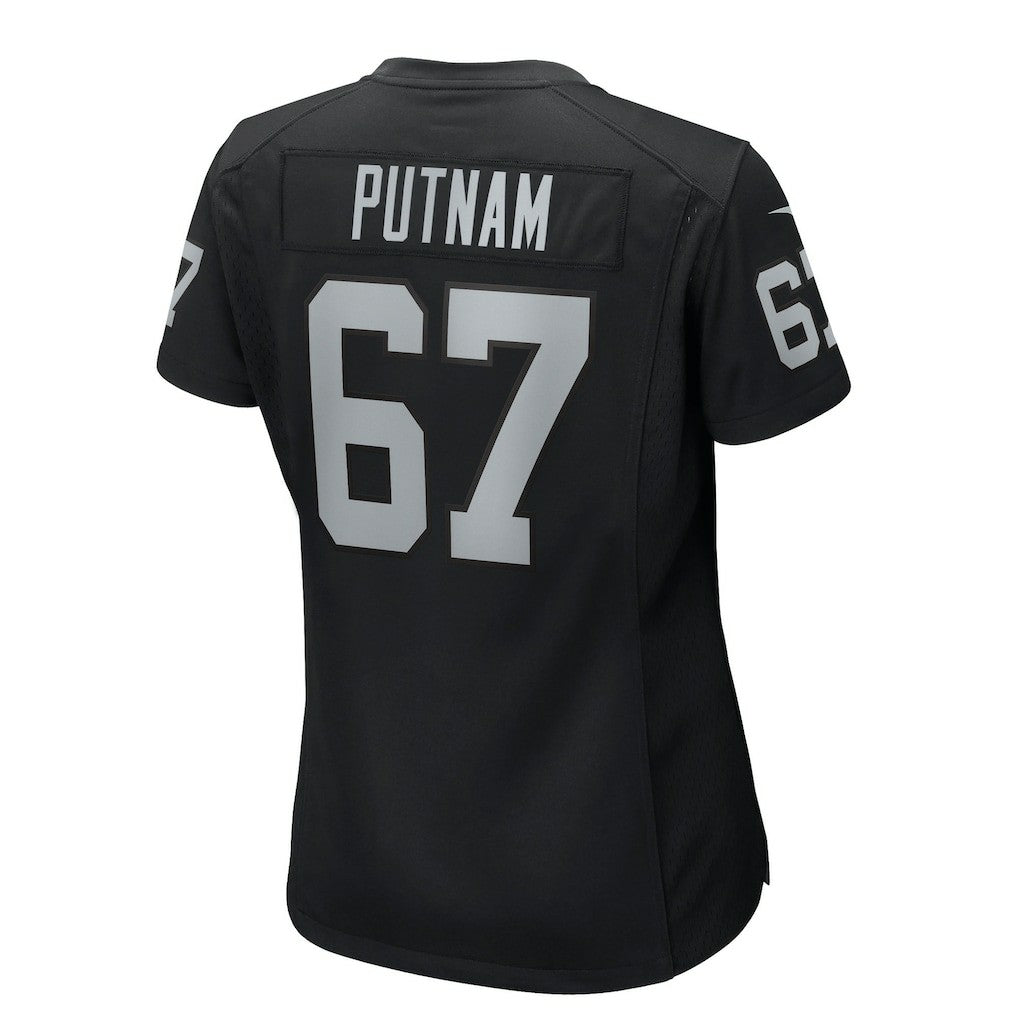 Will Putnam Las Vegas Raiders Women's Team Game Jersey - Black
