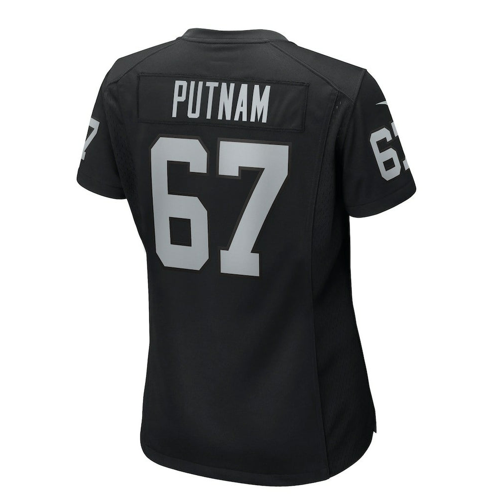 Will Putnam Las Vegas Raiders Women's Team Game Jersey - Black