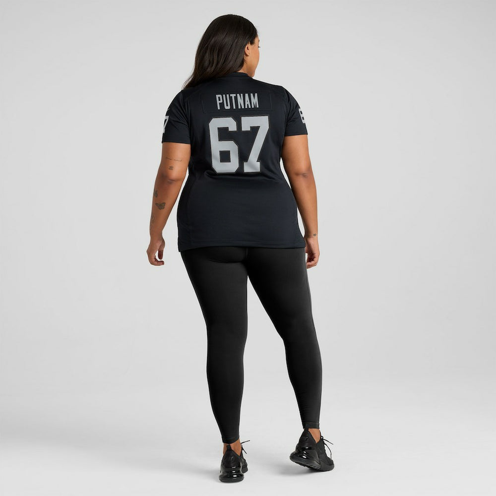 Will Putnam Las Vegas Raiders Women's Team Game Jersey - Black