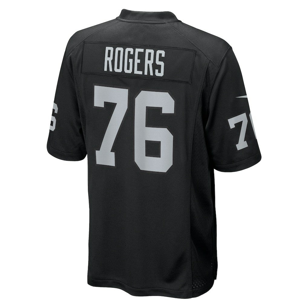 Caleb Rogers Las Vegas Raiders Team Game Jersey - Black