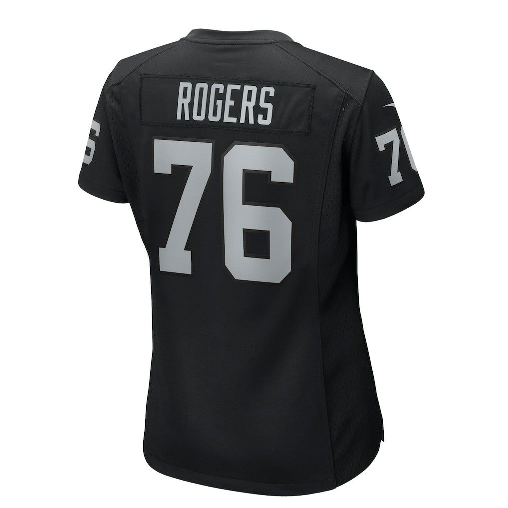 Caleb Rogers Las Vegas Raiders Women's Team Game Jersey - Black