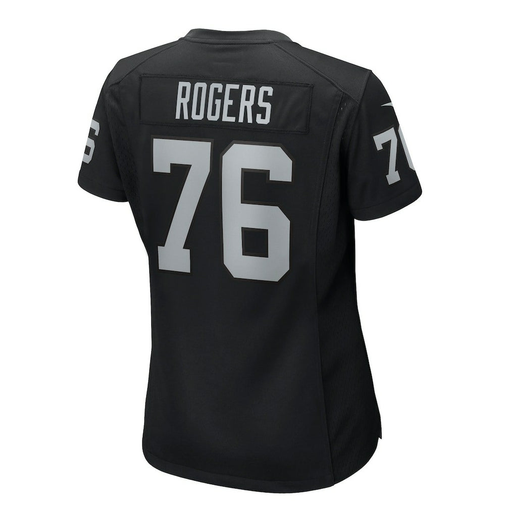 Caleb Rogers Las Vegas Raiders Women's Team Game Jersey - Black