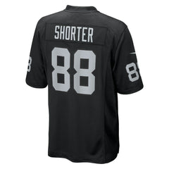 Justin Shorter Las Vegas Raiders Team Game Jersey - Black