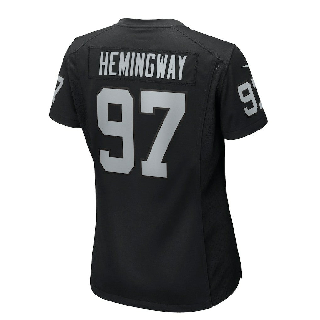 Tonka Hemingway Las Vegas Raiders Women's Team Game Jersey - Black