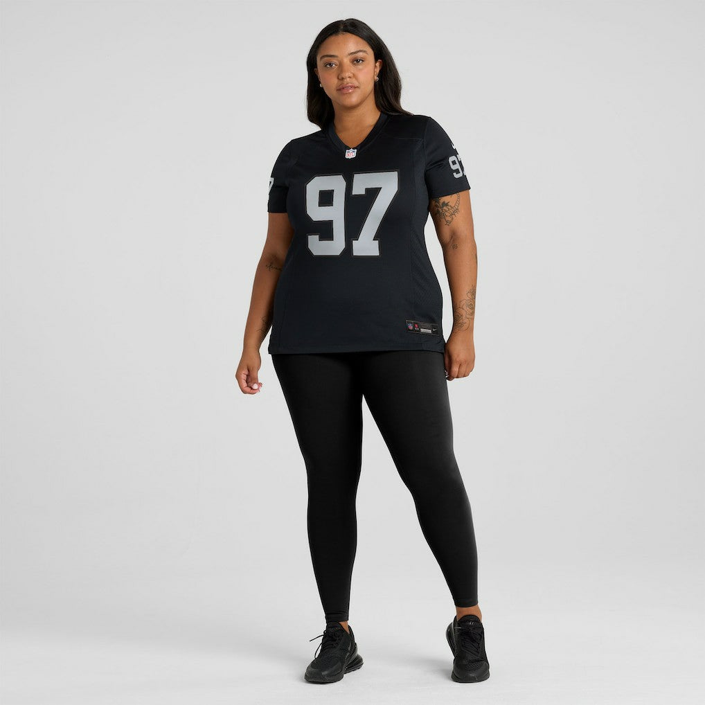 Tonka Hemingway Las Vegas Raiders Women's Team Game Jersey - Black
