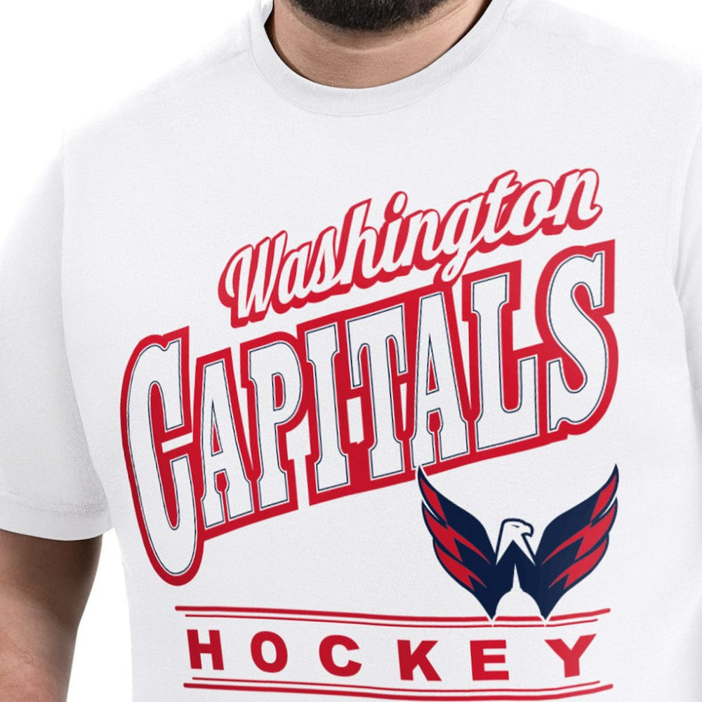Washington Capitals G-III Sports by Carl Banks Adaptive Headliner T-Shirt White