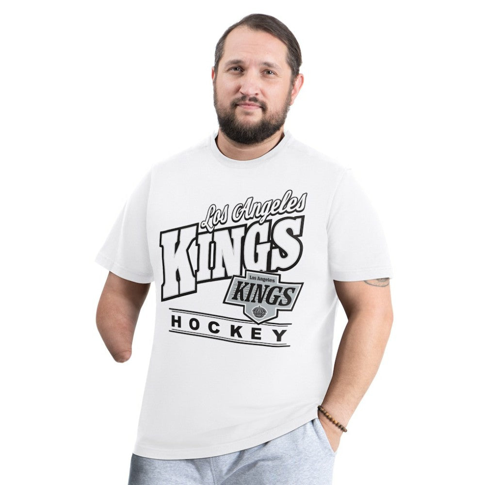 Los Angeles Kings G-III Sports by Carl Banks Adaptive Headliner T-Shirt White