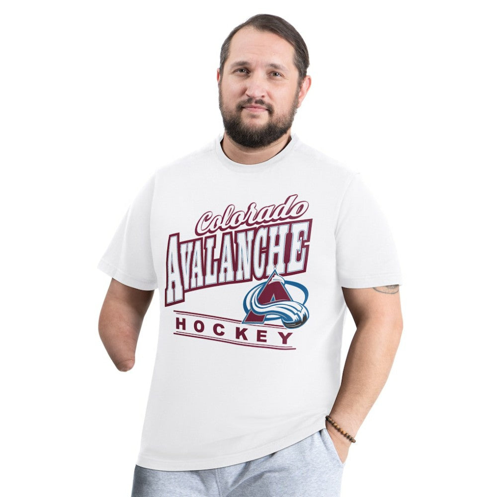 Colorado Avalanche G-III Sports by Carl Banks Adaptive Headliner T-Shirt White