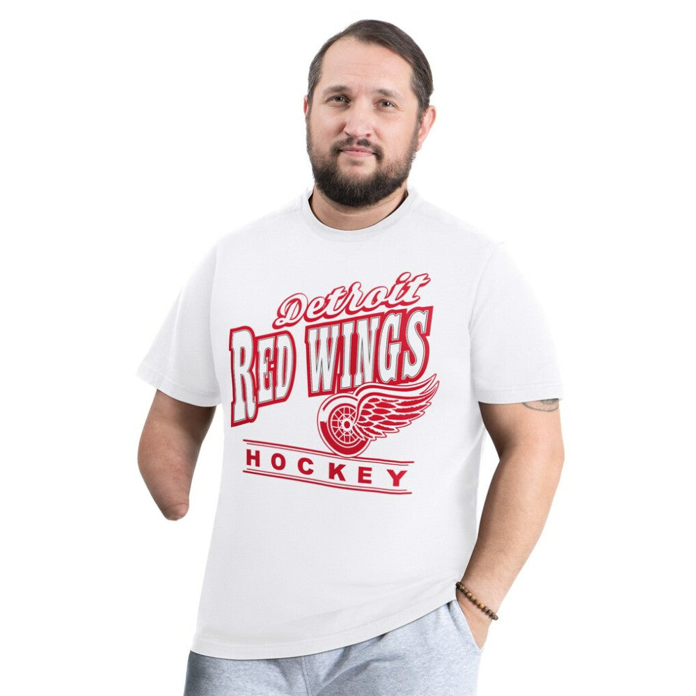 Detroit Red Wings G-III Sports by Carl Banks Adaptive Headliner T-Shirt White