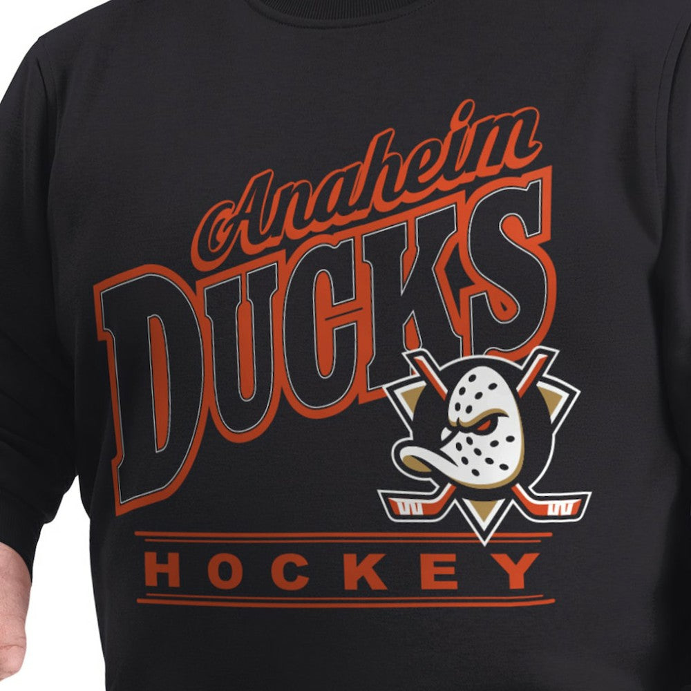 Anaheim Ducks G-III Sports by Carl Banks Adaptive Headliner Fleece Sweatshirt Black